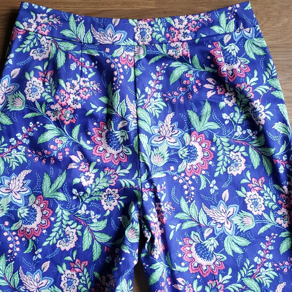 Appleseed's Petites Women's Size 8 Floral Stretch Pants 29